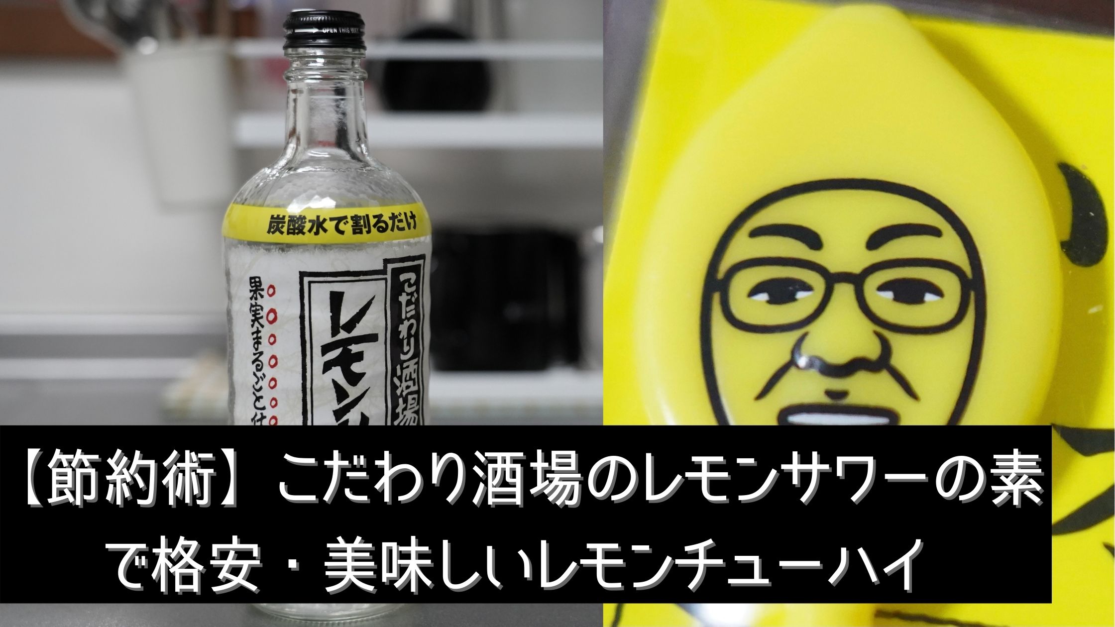 節約術 こだわり酒場のレモンサワーの素 と呪いのマドラー ゆとり係長ブログ